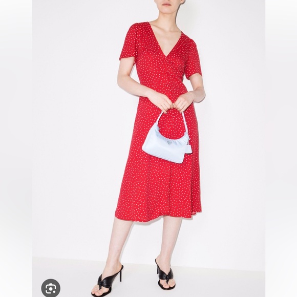 Reformation Locklin Dress in Ditty - Picture 3 of 6